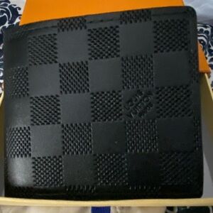 Louis Vuitton Black Damier Wallet